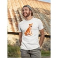 thumbnail image 2 of Sitting Shiba Inu Tee Men's -Image by Shutterstock, 2 of 4