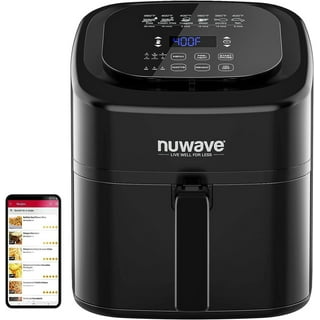 NuWave Duet Pressure Cooker, Air Fryer & Grill Combo Cooker with Removable  Pressure and Air Fry Lids, 6qt Stainless Steel Pot, 4qt Non-Stick Air Fryer