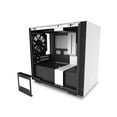 thumbnail image 4 of NZXT H210 - Mini-ITX PC Gaming Case - Front I/O USB Type-C Port - Tempered Glass Side Panel - Cable Management System - Water-Cooling Ready - Radiator Bracket - Steel Construction - White/Black, 4 of 13