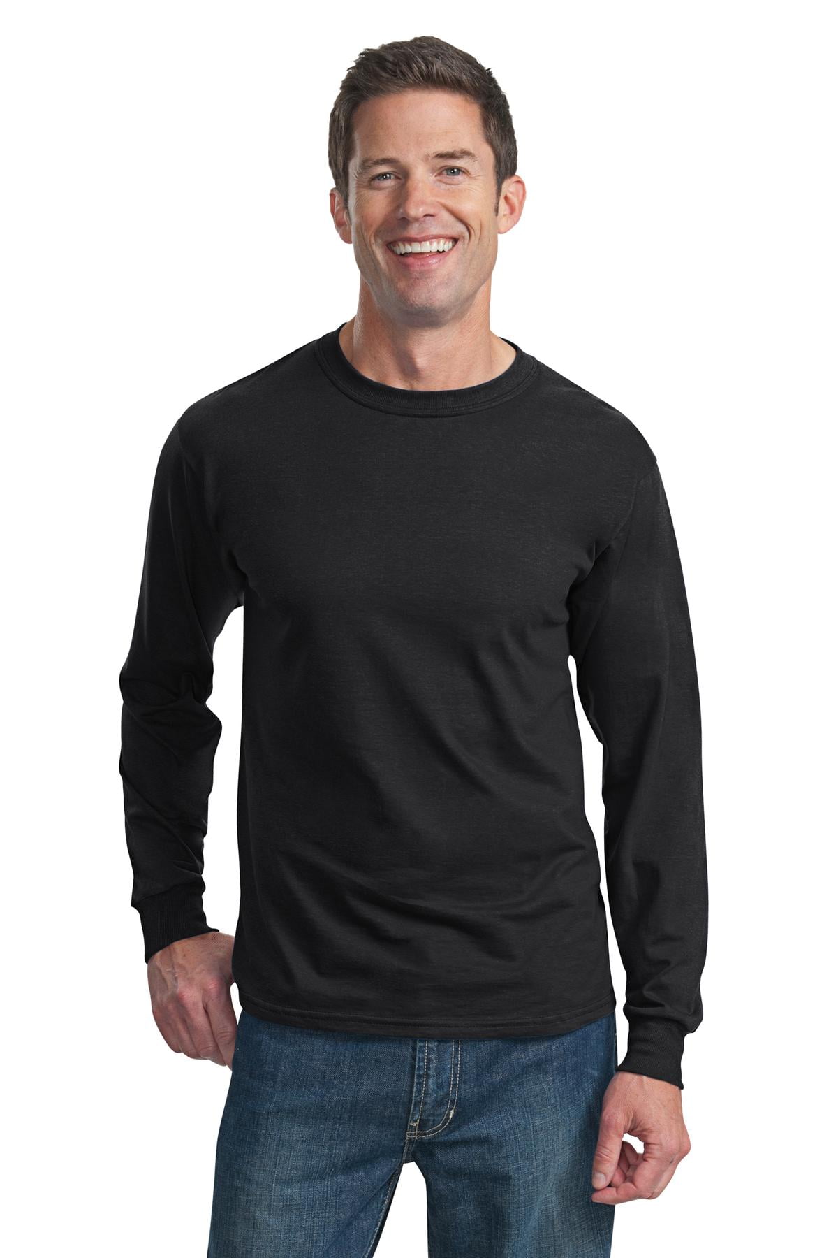 Adult Ribbed Cuffs Jersey T-Shirt - Walmart.com
