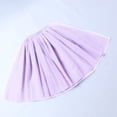 thumbnail image 6 of MIXUE Skirts For Women Summer Mesh Solid Color Elastic High Waist A Line Ruffled Tutu Skirt Holiday Wear,Purple,One Size, 6 of 8