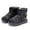 Black, variant on Eltusu Girls Snow Booties, Fashion Thermal Windproof Non Slip Winter Boots Shoes Hot Pink Size 1(Big Kids)