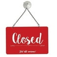 thumbnail image 2 of NAHANCO 12"W X 8"H MetalOpen/Closed Sign Kit, Red (Pack of 1), 2 of 2