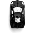 thumbnail image 4 of LAICAIW Car Mouse Wireless 2.4GHz, Cool 3D Sport Car Shape Mouse Optical Gaming Mice with Adjustable DPI 1600 with USB Receiver Suitable for PC/Computer /Laptop (Black), 4 of 7
