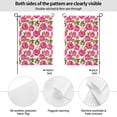 thumbnail image 2 of Wukai Rose Flowers Garden Flags Double Sided Welcome Garden Yard House Flags Outside Outdoor House (Only Flag), 2 of 8
