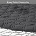 thumbnail image 5 of SUNCREAT Hammocks for Outside with Stand, Extra Large 2 Person Hammock with Stand, Dark Gray Drops, 5 of 7