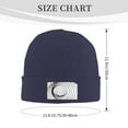 thumbnail image 3 of ZICANCN Knit Beanie Hat-Spiral Whirl Route Winter Cap Soft Warm Classic Hats for Men Women Symbol Bent Drift Sog Sweep, 3 of 8
