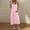 Pink, variant on Oplxuo Sleeveless Nightgowns for Women Cotton Racerback Sleepshirt for Sleeping Full Slip Long Dress with Pockets