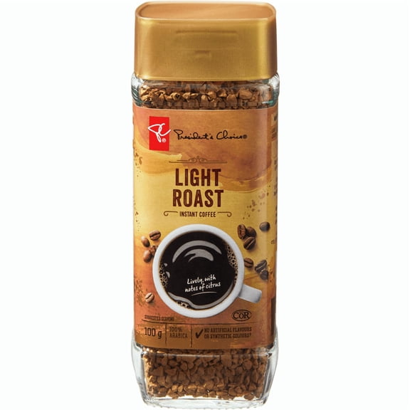 President's Choice Light Roast Instant Coffee, 100g/3.5 oz