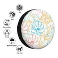 thumbnail image 5 of XMXY Rose Beautiful Seamless Floral Spare Tire Cover, Universal Waterproof Cover for Jeep RV Tire Wheel Protection, 15 inch, 5 of 8