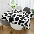 thumbnail image 5 of SKYSONIC Cute Print Tablecloth Waterproof Washable Polyester Square Table Cover Durable Tablecloth for Kitchen Dining Table Party Decor (60 X 120 Inch), 5 of 7