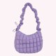 thumbnail image 4 of Bolso Mujer Bandolera Un Hombro Algodón Plisado A Cuadros Con Hilo Bordar Acolchado Moderno Y Versátil 6083 (púrpura) Púrpura, 4 of 9