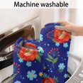 thumbnail image 5 of Pioneer Flower Floral Print Pattern Bathroom Rugs Mat, Non Slip Microfiber Bathroom Rug with Rubber Backing, Soft Mats for Bathroom Floor Tub Shower, 17"x47", 5 of 5
