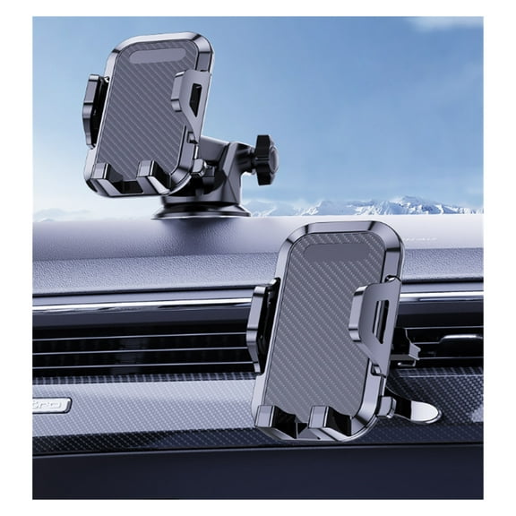 GUANGHUI Phone Holders for Your Car - Air Vent Phone Mount, Ultra-Stable Metal Clip with Anti-Shake & 360° Rotation, Universal Car Mount Fit iPhone 16/15/14/13/12 Pro Max/Android/Samsung Galaxy