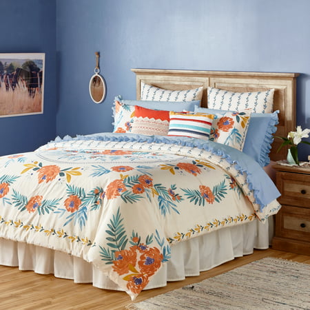 The Pioneer Woman Floral Medallion Duvet Cover,
