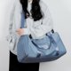thumbnail image 4 of Mochila Bolso de lona multifuncional, de equipaje de mano grande portátil, moda para mujeres y hombres, 4 of 6