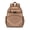 Camel, variant on Floral and Hummingbird Illustration Breathable Book Bag for School