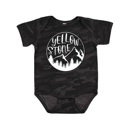 

Inktastic Yellowstone National Park- Mountains Gift Baby Boy or Baby Girl Bodysuit