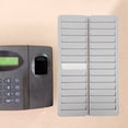 thumbnail image 4 of COOPHYA 2Pcs Light Grey Time Card Organizer Rack Plastic Holder for Office Warehouse Storage, 4 of 8