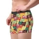 thumbnail image 2 of Fotbe Cute Cartoon Cat Calzoncillos Tipo Boxer con Bolsa de Soporte Total para Hombre, X-Temp Fresco, Transpirable y de Secado Rápido-Medium, 2 of 5