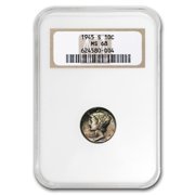 1945-S Mercury Dime MS-68 NGC (Beautifully toned)