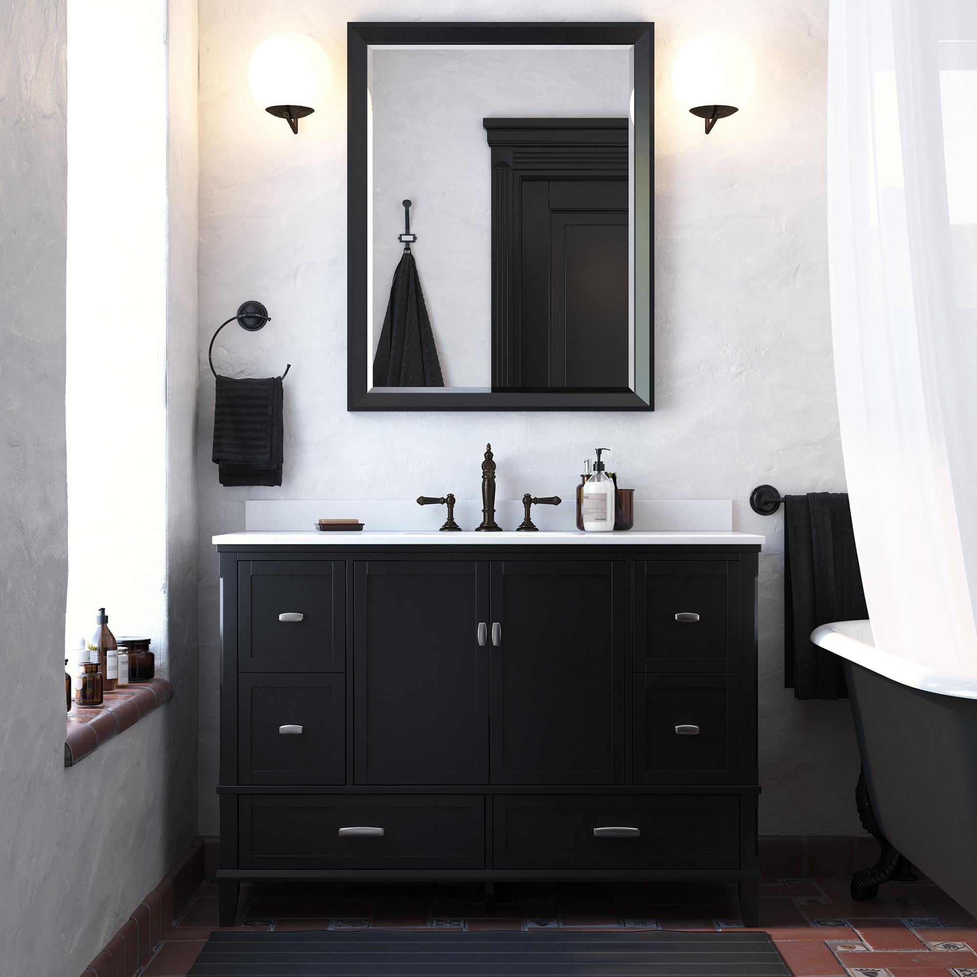 DHP Otum 48' Bathroom Vanity, Black