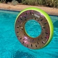 thumbnail image 5 of CocoNut Outdoor Juicy Watermelon Glitter - 42" x 42" Pool Float – Inflatable Pool Ring – Durable Long Lasting Lounge Tube and Water Toy – Fun Decoration for Parties, Events. Ages 8+, 5 of 7