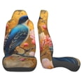 thumbnail image 3 of Sigee Bluebird Blossom Elegance for Universal Car Seat Covers, Premium Car Seat Protector Set for Cars, SUVs, Trucks, 3 of 7