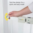 Safety 1st Easy Install Auto Close Walk Through Gate, White
