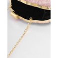 thumbnail image 5 of Women's Pink Pleated Clutch Bag Elegant Evening Handbag for Wedding Party, 5 of 6