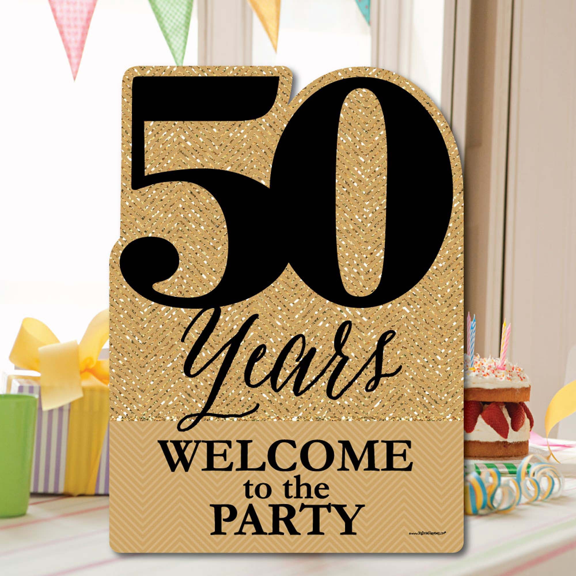 Big Dot of Happiness We Still Do - 50th Wedding Anniversary - Party Decorations - Anniversary Party Welcome Yard Sign