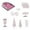 Pink, variant on EQWLJWE Christmas Decorations Outdoor Indoor,Christmas Decorations For Home,Christmas Decorations For Tree,9 Pcs Mini Doll House Christmas Decoration Miniature Christmas Scene Dollhouse Christmas Set