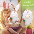 thumbnail image 2 of TIELUTT Cartoon Rabbit Figurine Cute Desktop Ornament Decorative Sculpture for Home Complete Ornament Set A Ornament Son Christmas Ornament Glass Christmas Decorations Postal Ornament, 2 of 7