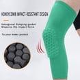 thumbnail image 2 of Honeycomb Padded Knee Sleeves, Basketball Cycling Sports Protective Gear, 2 of 6