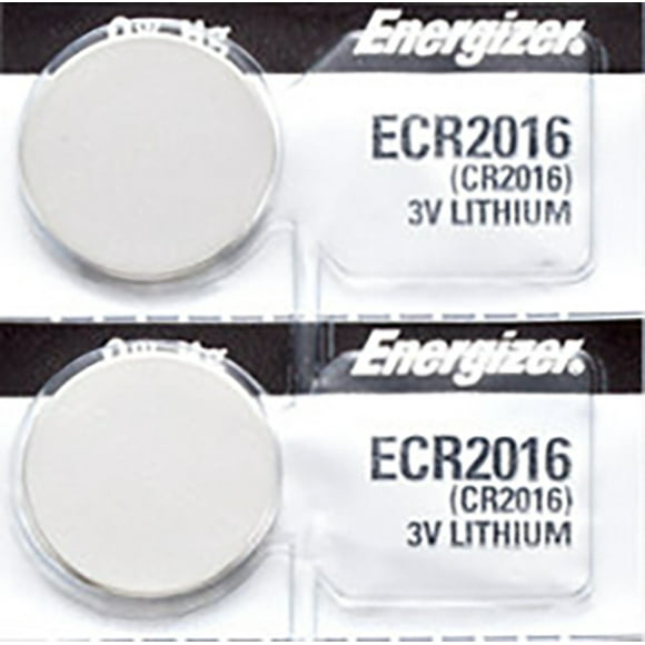 2 x Energizer CR2016 Batteries, Lithium Battery 2016