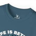 thumbnail image 4 of Life is Better with Rottweiler - Funny Dog Lover Unisex Cotton Tee, 4 of 4