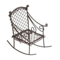 thumbnail image 2 of Mecedora en miniatura Tiny creativa, resistente, muebles de casa de muñecas, mini silla modelo para accesorios de fotos casas de muñecas jardín de Café, 2 of 8