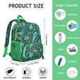 thumbnail image 5 of Ethnic Paisley School Backpack - Waterproof Ergonomic Student Daypack with Adjustable Loops, 5 of 5