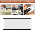 thumbnail image 4 of Bxaolu Dog Gate for Stairs Pet Gates for The House: Dogs Screen with 4 Hooks Mesh Gate for Doorways Stairways Indoor Safety 30 inches Tall, 70.8 inch Wide, 4 of 10