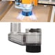thumbnail image 2 of CNC Router Dust Shoe 52mm Diameter Clear CNC Dust Boot with 38mm Hose Diameter for Spindle Motors an, 2 of 5