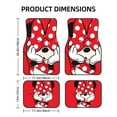 thumbnail image 2 of Cartoon Mickey Mouse And Minnie Mouse Car Floor Mats Universal Floor Mats for Cars Front Rear Car Foot Mats Cute Anime Pattern Car Accessories for Trucks, 2 of 5