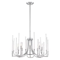 Designers Fountain Laretto Chrome 8 Light Chandelier, 91788-CH