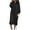 Black, variant on Brilliant Dresses for Women Plus Size Elegant Fall Winter Casual Loose Warm Hoodie Long Sleeve Large Pocket Sweater Long Dress Maxi Dresses New Arrivals Gray S