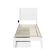 thumbnail image 4 of AFI NoHo Solid Wood Twin XL Bed with 2 Drawers in White, 4 of 6