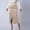 *Beige, variant on ClodeEU Women's Satin High Waisted Side Split Maxi Skirt ,Elastic Waistband Long Silk A-Line Skirts Beige,Womens Plus L