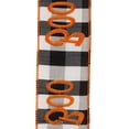 thumbnail image 2 of Reliant Ribbon - 94302W-517-40F, Ribbon, Orange/black, 2-1/2 Inch, 10 Yards, 2 of 2