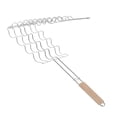 thumbnail image 1 of Corn Grilling Basket, Barbecue Corn Holder Stainless Steel Easy Rolling Over Convenient Practical Compact Portable  for Camping, 1 of 8