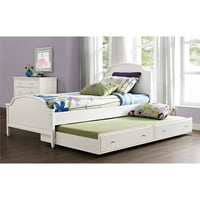 Better Homes and Gardens Lillian Trundle Bed Only, White