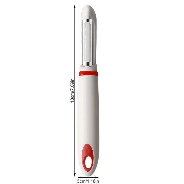 Kitchen Potato Peeler Stainless Steel Fruits Vegetables Planer Professional Fast Anti-slip Safe Grater Scraper Hand Tool Gadget White Red
