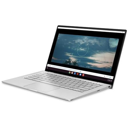 ASUS - Flip C434TA 2-in-1 14" Touch-Screen Chromebook - Intel Core m3 - 4GB Memory - 64GB eMMC Flash Memory - Spangle Silver